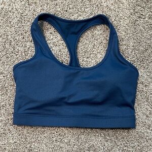 Navy Vibrations ZYIA Racerback Sports Bra
